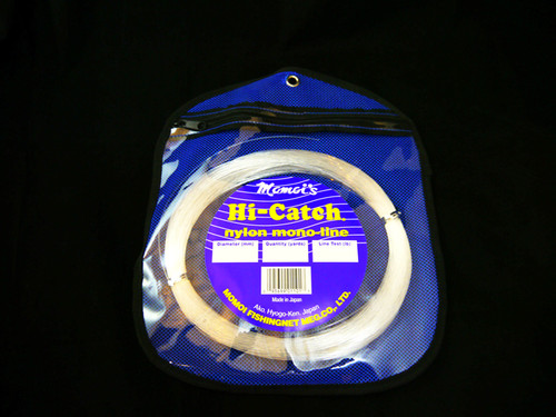 Momoi Hi-Catch Nylon Monofilament Leader Coil 100yds Clear