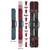 Large capacity hard rod case with adjustable length