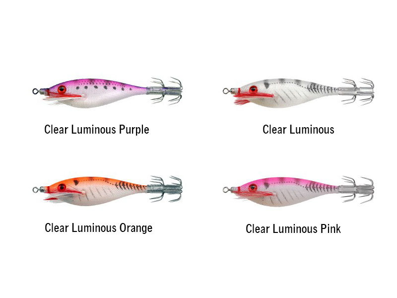 5/7Pcs 2.4g/5.5cm Luminous Squid Jigs Light umbrella Stainless