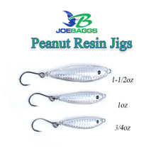 1 NEW Joe Baggs PEANUT Resin/Epoxy Jig CHROME 1.5 oz FREE SHIP - DISCOUNTS