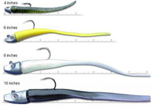 4 Skirted Whip-it Fish : Rigged – Al Gags Fishing Lures