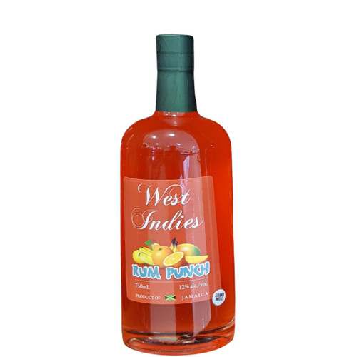 West Indies Rum Punch – Authentic Caribbean Rum Punch, Tropical Ready-to-Drink Rum Cocktail with Island Fruit Flavors.