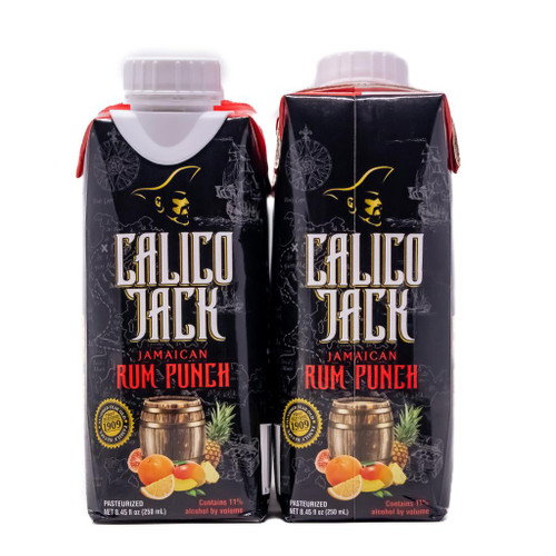 Calico Jack Fruit Flavored Jamaican Rum Punch (6 pack)- 250ml