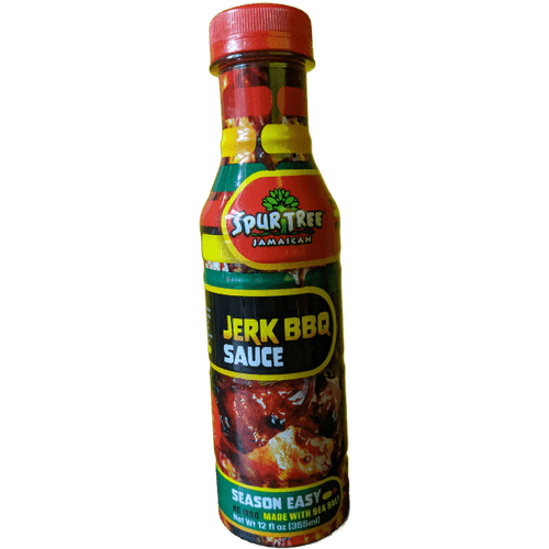 Spur Tree Jerk BBQ Sauce – Authentic Jamaican Jerk Barbecue Sauce, Smoky & Spicy Caribbean Marinade, Glaze & Table Sauce for Chicken, Pork, Ribs & More