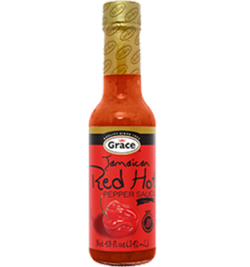 A fusion of subtle sweetness and tangy, vibrant heat that mimics a Caribbean-style sweet chili sauce.