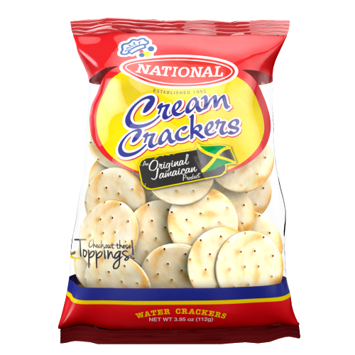 Celebrated as the original smooth, creamy tasting cracker, it holds pride of place as the number one cream cracker in Jamaica. Remarkably light and crisp, our cholesterol-free Cream Crackers is made for easy biting on its own or with your favourite topping.