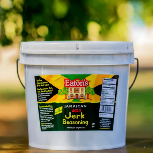 Made with a blend of scallion, hot peppers, thyme, garlic, pimento (allspice) and other natural ingredients. Used to flavour meats and fish, followed by cooking over a slow burning fire or baking in the oven.