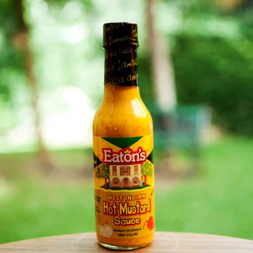 Add a fiery kick to your favorite meals with Eaton's Hot Mustard Sauce! Crafted with the bold, tangy flavor of classic mustard and a spicy heat that lingers, this versatile sauce is perfect for burgers, sandwiches, hot dogs, grilled meats, sausages, and dipping. Whether you're adding zest to everyday dishes or enhancing your favorite recipes, Eaton's Hot Mustard Sauce delivers a delicious blend of heat and flavor in every drop.