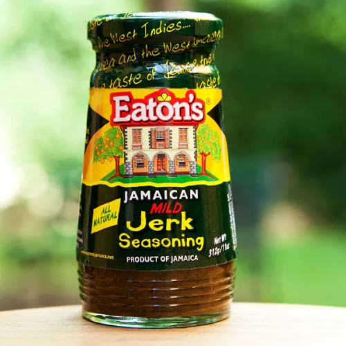 Made with a blend of scallion, hot peppers, thyme, garlic, pimento (allspice) and other natural ingredients. Used to flavour meats and fish, followed by cooking over a slow burning fire or baking in the oven.