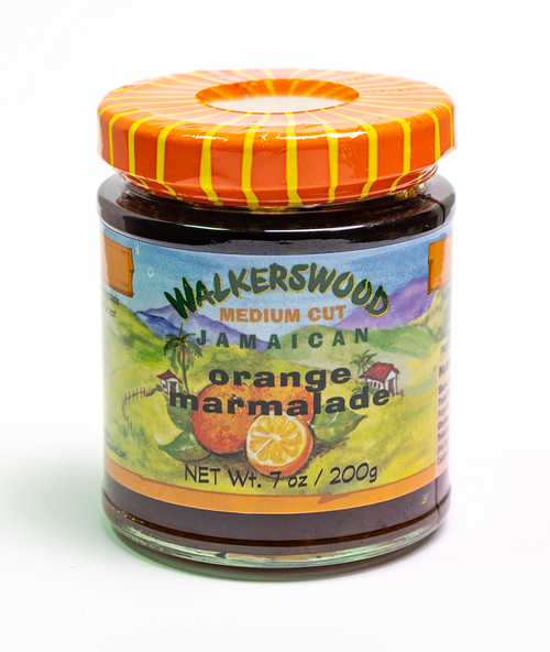 Try Walkerswood Orange Marmalade on toast and enjoy part of this rich Jamaican breakfast heritage. Walkerswood Orange Marmalade may also be heated into liquid and used as a “secret’ glaze for meat or poultry.
