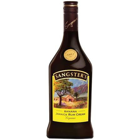 Sangster’s Banana Rum Cream – Authentic Jamaican Cream Liqueur, Smooth Banana Flavored Caribbean Rum & Dairy Blend, Perfect for Cocktails, Desserts, Coffee & Gifts