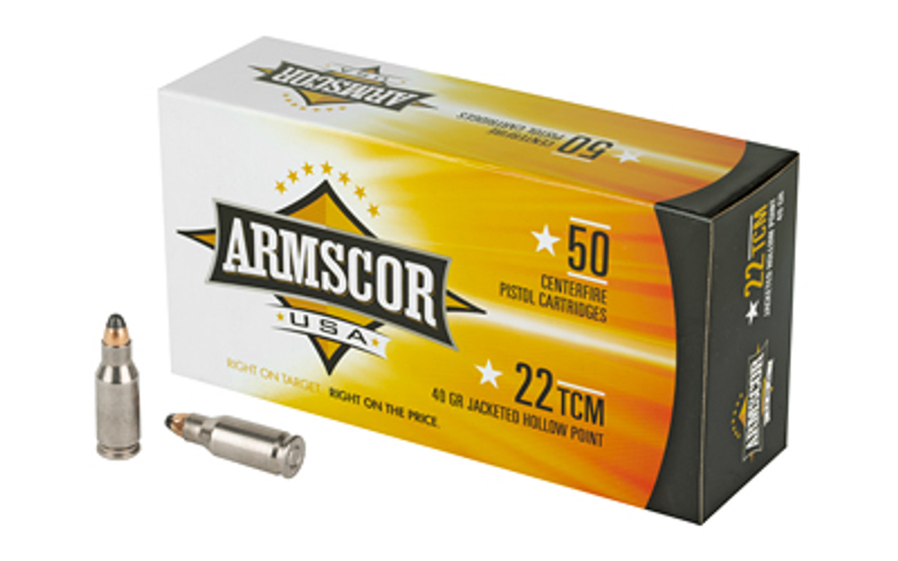 Armscor 22 Tcm 40 Grain Jhp 50 Rounds 4169