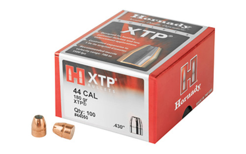 Hornady XTP 44 Caliber .430 180 Grain 100 Count