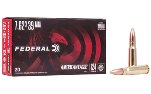 Federal American Eagle 762X39 124 Grain FMJ 20 Rounds