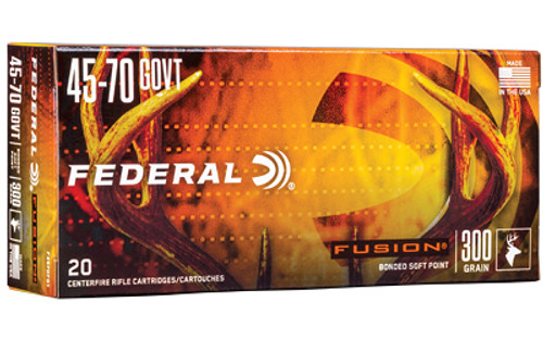 Federal Fusion 45-70 Government 300 Grain 20 Rounds