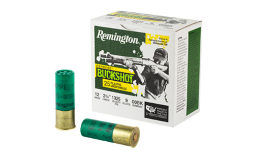 Remington Express 12 Gauge 2.75" 00 Buck 25 Rounds