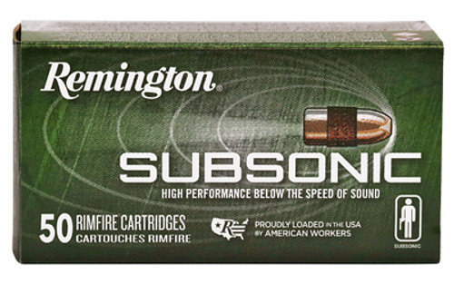 Remington Subsonic 22 LR 40 Grain HP 50 Rounds
