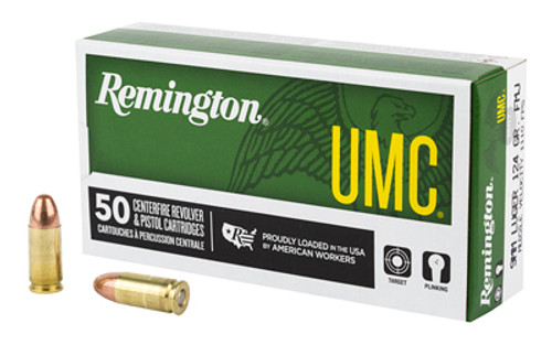 Remington UMC 9MM 124 Grain FMJ 50 Rounds