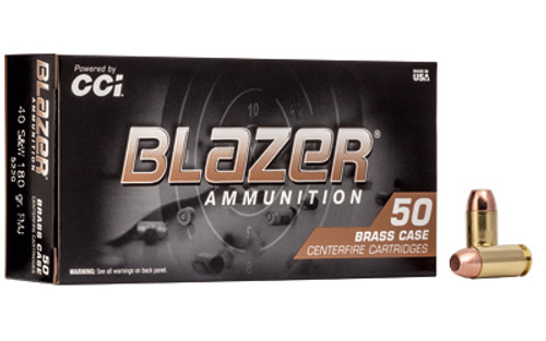 Blazer Brass 40 S&W 180 Grain FMJ 50 Rounds