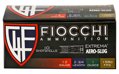 Fiocchi 12 Gauge Aero Slug 10 Rounds