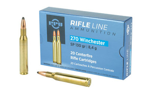 PPU 270 Winchester SP 130 Grain 20 Rounds