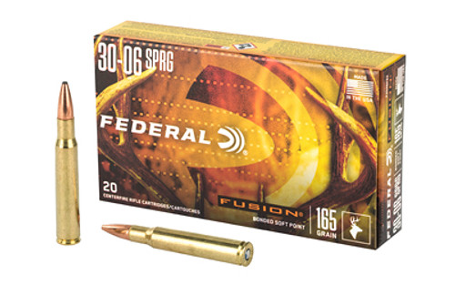Federal Fusion 30-06 Springfield 165 Grain 20 Rounds