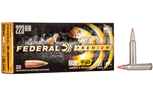 Federal Premium 223 Remington 55 Grain Ballistic Tip 20 Rounds