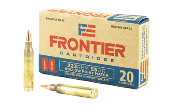 Frontier 223 Remington 55 Grain HP Match 20 Rounds