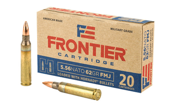 Frontier 5.56 Nato 62 grain FMJ 20 rounds