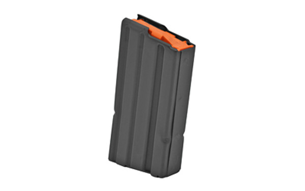 ASC AR15 Magazine 223/5.56 10 Round with 20 Round Body, Orange