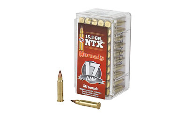 Hornady 17 HMR 15.5 Grain NTX 50 Rounds