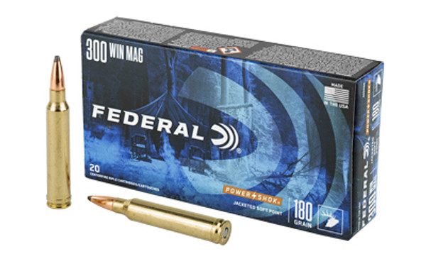 Federal Powershock 300 Winchester 180 Grain SP 20 Rounds