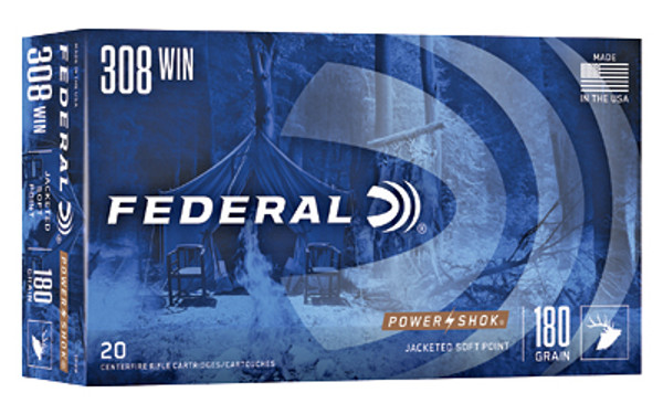 Federal Powershock 308 Winchester 150 Grain SP 20 Rounds