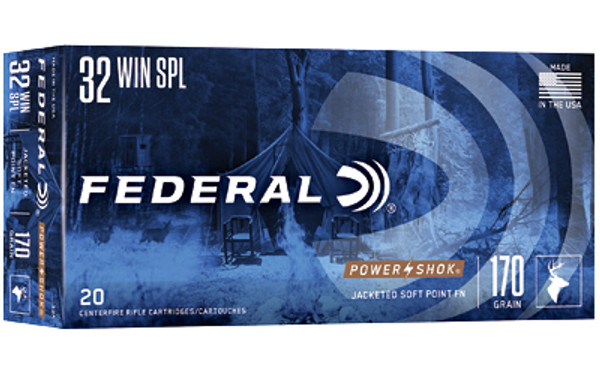 Federal Powershock 32 Winchester SPL 170 Grain SP 20 Rounds