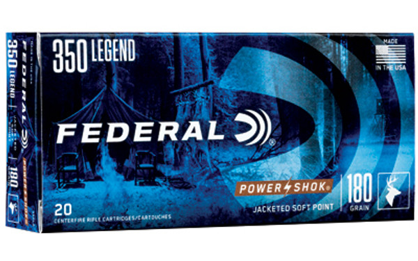 Federal Powershock 350 Legend 180 Grain SP 20 Rounds