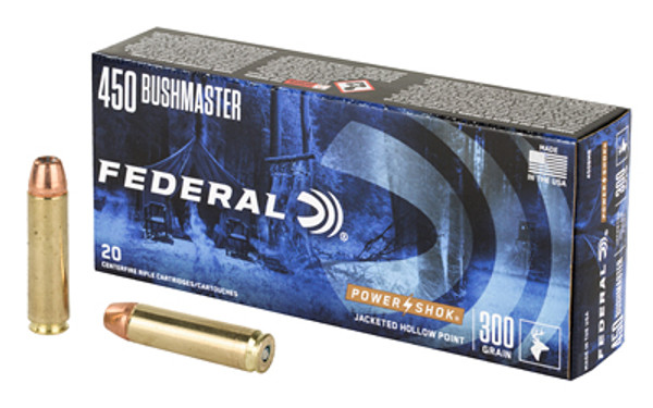 Federal Powershock 450 Bushmaster 300 Grain 20 Rounds