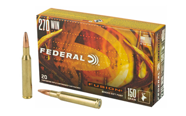 Federal Fusion 270 Winchester 150 Grain 20 Rounds