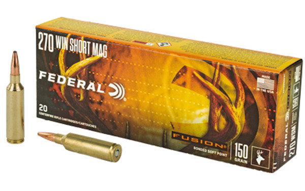 Federal Fusion 270 WSM 150 Grain 20 Rounds