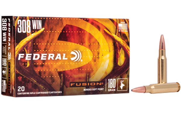 Federal Fusion 308 Winchester 180 Grain 20 Rounds