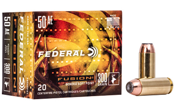 Federal Fusion 50 Action Express 300 Grain SP 20 Rounds