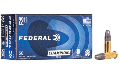 Federal Lightning 22 LR 40 Grain SLD 50 Rounds