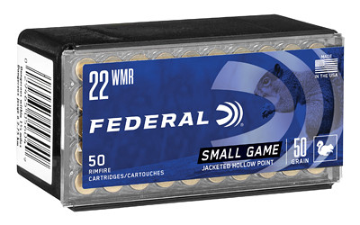 Federal Gameshock 22 WMR 50 Grain JHP 50 Rounds