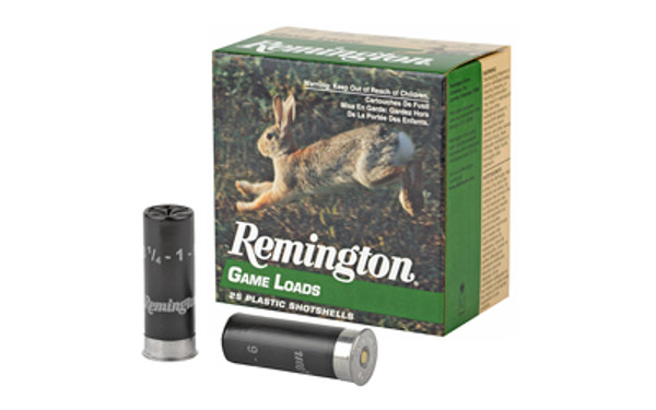 Remington Game Load 12 Gauge 2 3/4" #6 25 Rounds