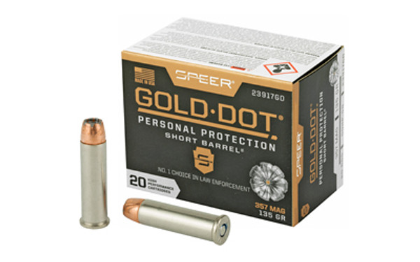 Speer Gold Dot 357 Magnum 135 Grain HP SB 20 Rounds
