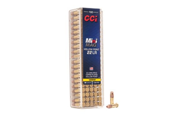 CCI Mini Mag 22 LR HP Plastic 100 Rounds