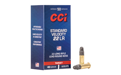CCI 22 LR Standard Velocity International 50 Rounds