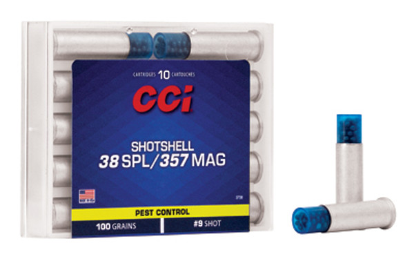 CCI 38 Special, 357 Magnum #9 Shotshell 10 Rounds