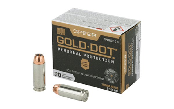 Speer Gold Dot 10 MM 200 Grain HP 20 Rounds