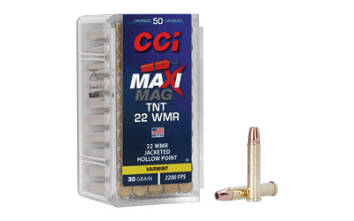 CCI 22 WMR TNT Maxi-Mag 50 Rounds