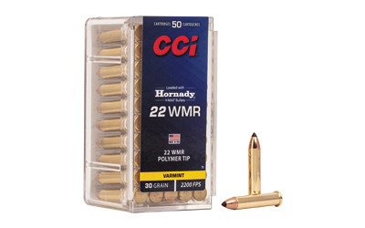 CCI 22 WMR 30 Grain V-Max 50 Rounds